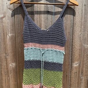Old Navy Multicolor Striped Tank Top